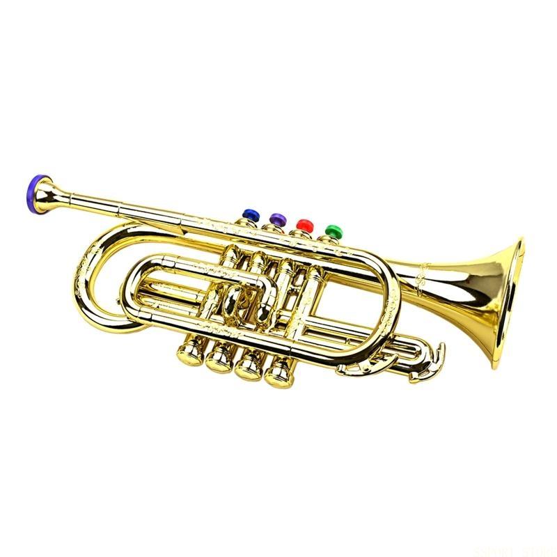 Musical Instrument Trombone - U2JB البوق الذهبي المغلفة ABS الأطفال
