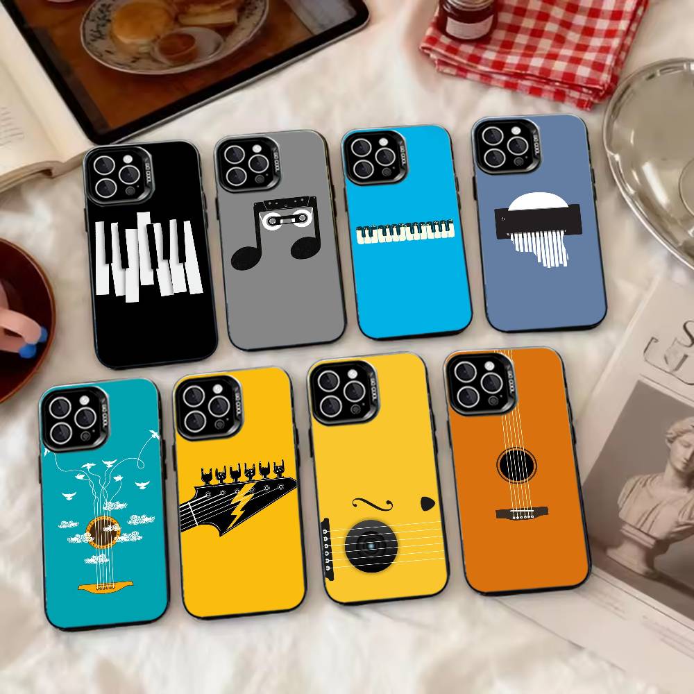 Musical Instrument Quotes - غطاء هاتف بتصميم آلة موسيقية مسطحة