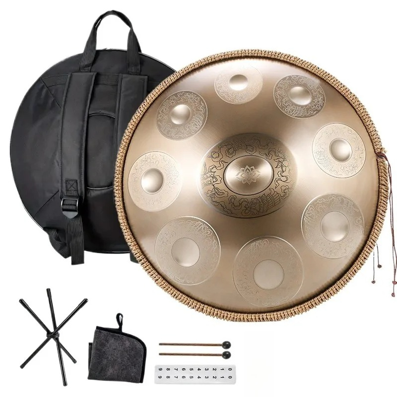 Musical Instrument Qin - 18 بوصة الفولاذ المقاوم للصدأ HandPan