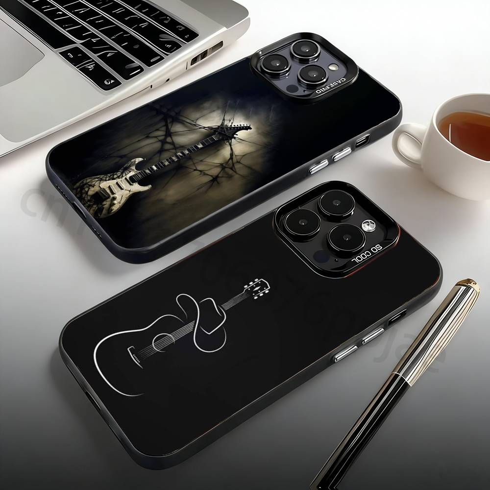 Musical Instrument Quotes - غطاء هاتف بتصميم الآلات الموسيقية لآيفون