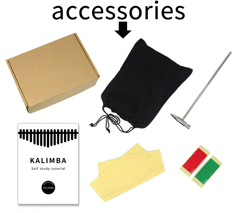 الملونة 21 مفتاح Kalimba الاطف - مراجعة Musical Instruments Cartoon وسعره