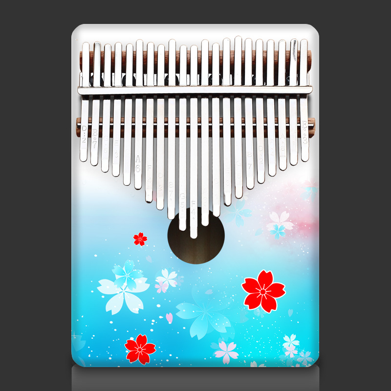 الملونة 21 مفتاح Kalimba الاطف - مراجعة Musical Instruments Cartoon وسعره