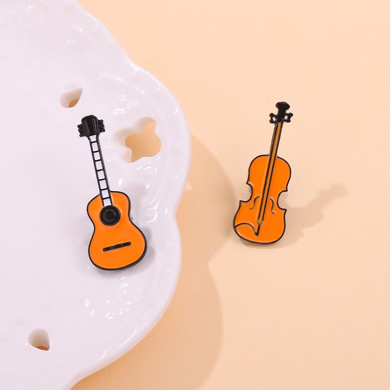 دبابيس مخصصة باس الغيتار دبابي - مراجعة Musical Instruments Cartoon وسعره