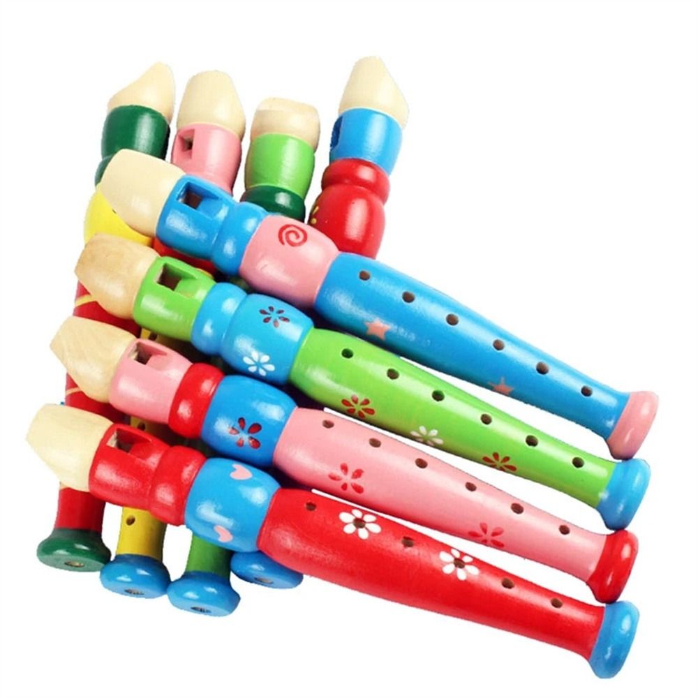 آلة موسيقية خشبية ملونة للأطفا - مراجعة Musical Instrument A Recorder وسعره