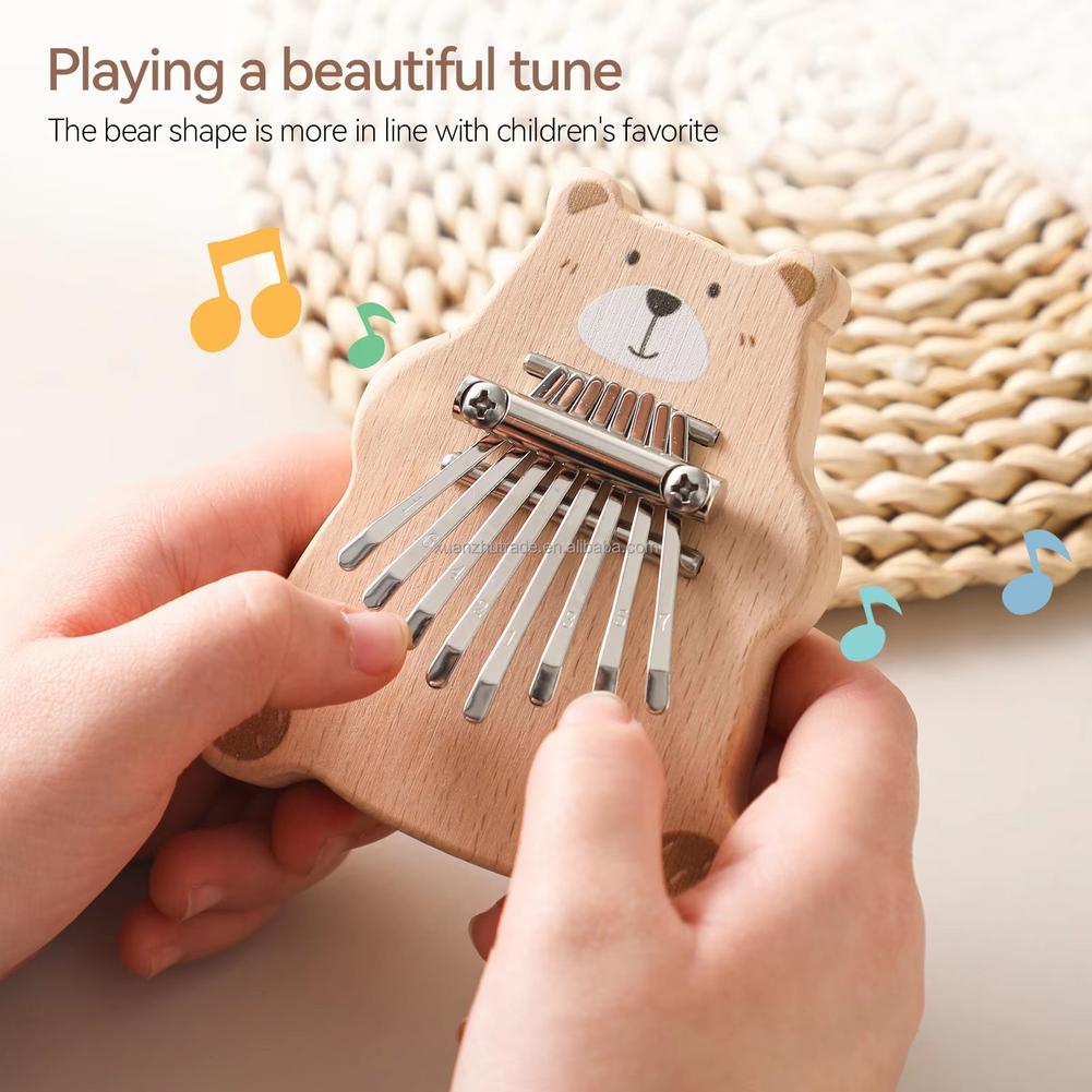 آلة كاليمبا صغيرة محمولة بـ 8  - مراجعة Musical Instruments Cartoon وسعره
