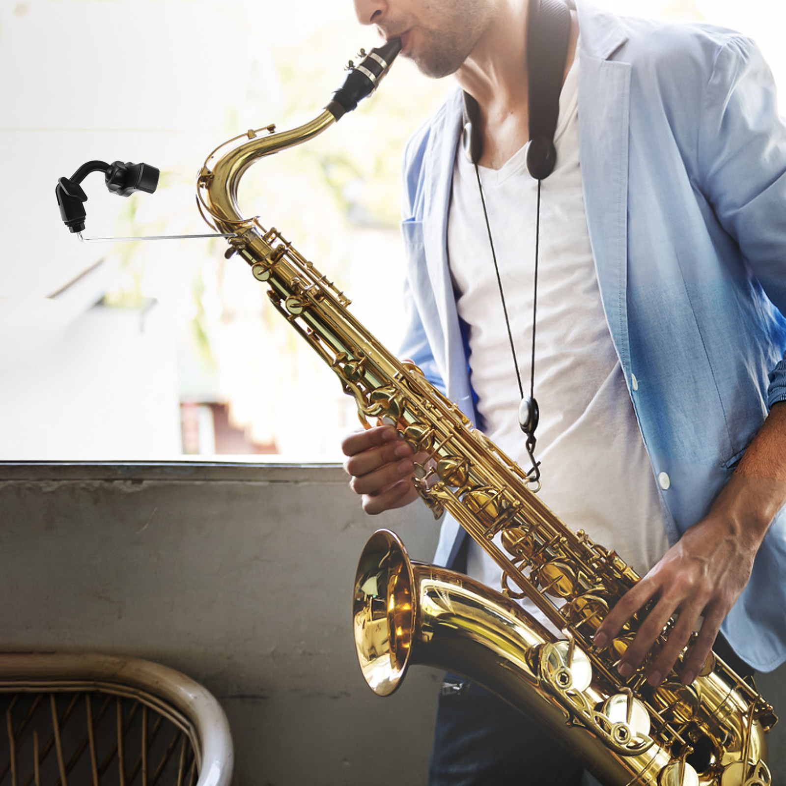 حامل هاتف قابل للتعديل للساكسف - مراجعة Musical Instrument Accessories وسعره