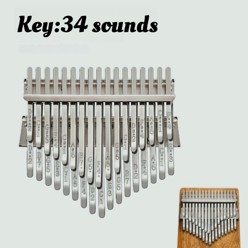 ملحقات كاليمبا المعدنية المكون - مراجعة Musical Instrument Qin وسعره