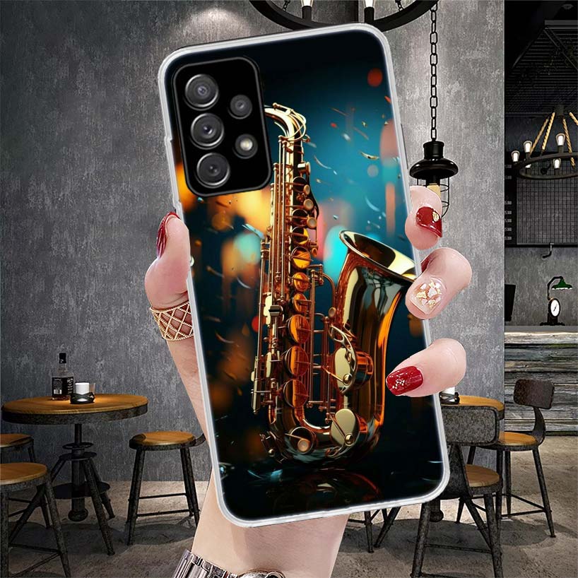 غطاء هاتف بتصميم ساكسفون موسيق - مراجعة Musical Instrument Quotes وسعره