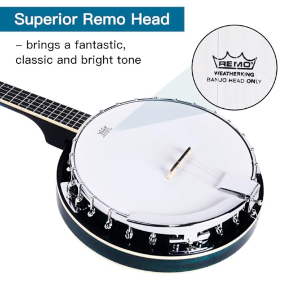 مجموعة بانجو كاملة بخمسة أوتار - مراجعة Banjo 5 String Open وسعره