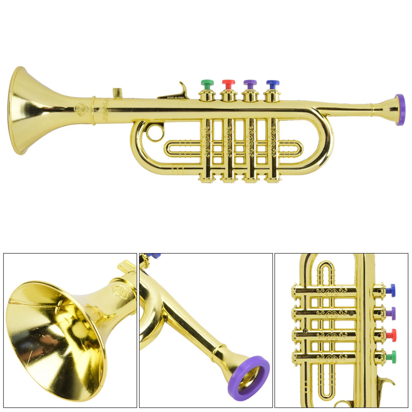 طفل البوق الذهبي المغلفة البلا - مراجعة Musical Instrument Trombone وسعره