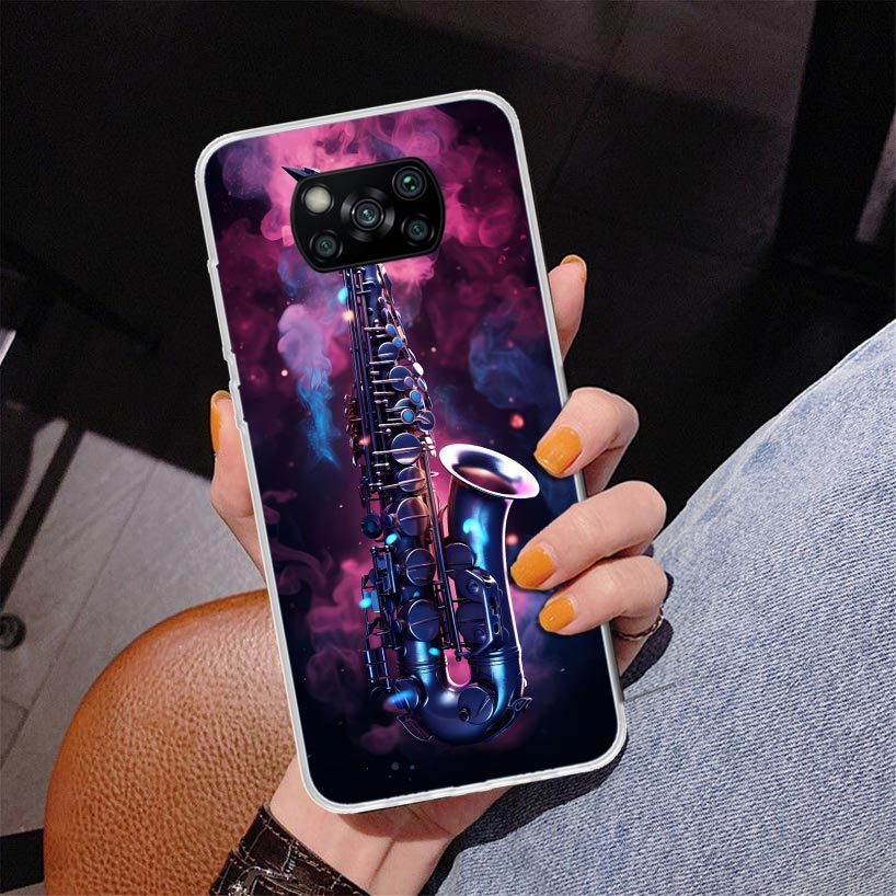 غطاء هاتف بتصميم ساكسفون الموس - مراجعة Musical Instrument Quotes وسعره