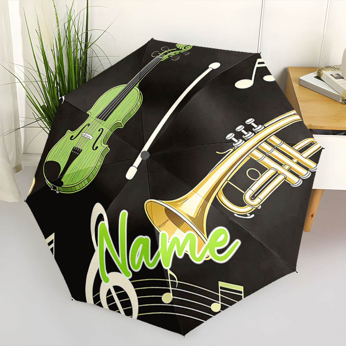 مظلة بتصميم آلة موسيقية مع اسم - مراجعة Musical Instrument And Name وسعره