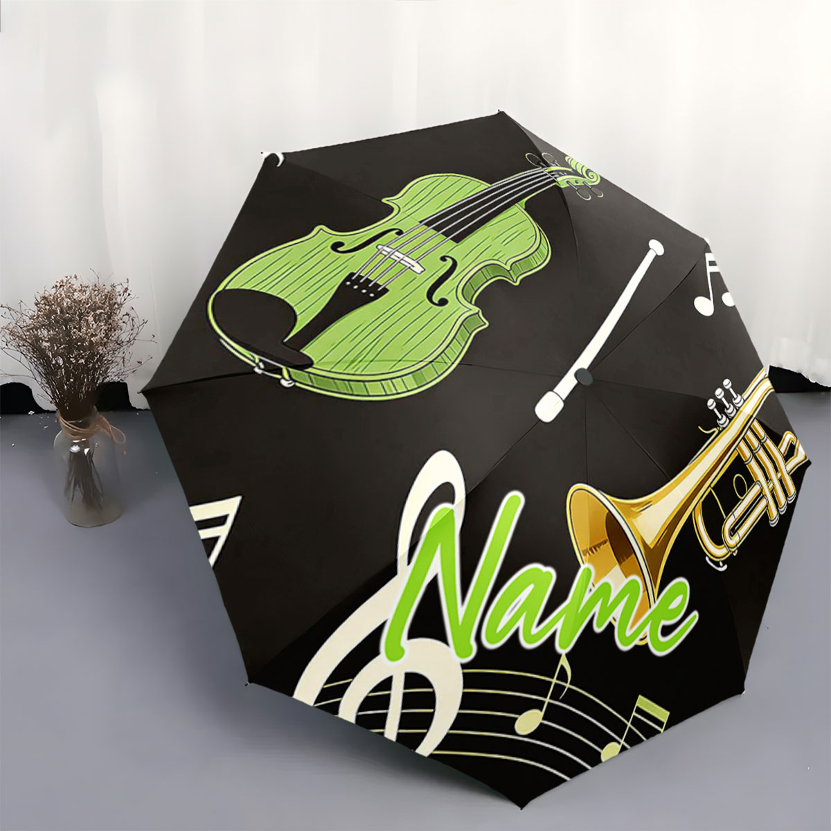 مظلة بتصميم آلة موسيقية مع اسم - مراجعة Musical Instrument And Name وسعره